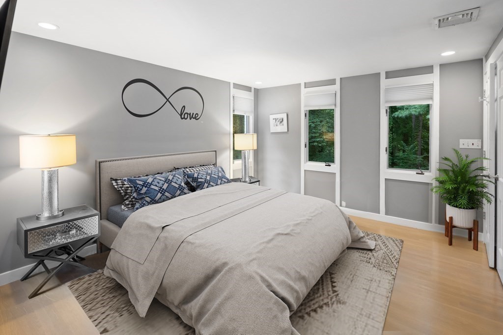 106 Windsor Road Needham, MA 02492 - Photo 10 of 37 a bedroom with a large bed and a window