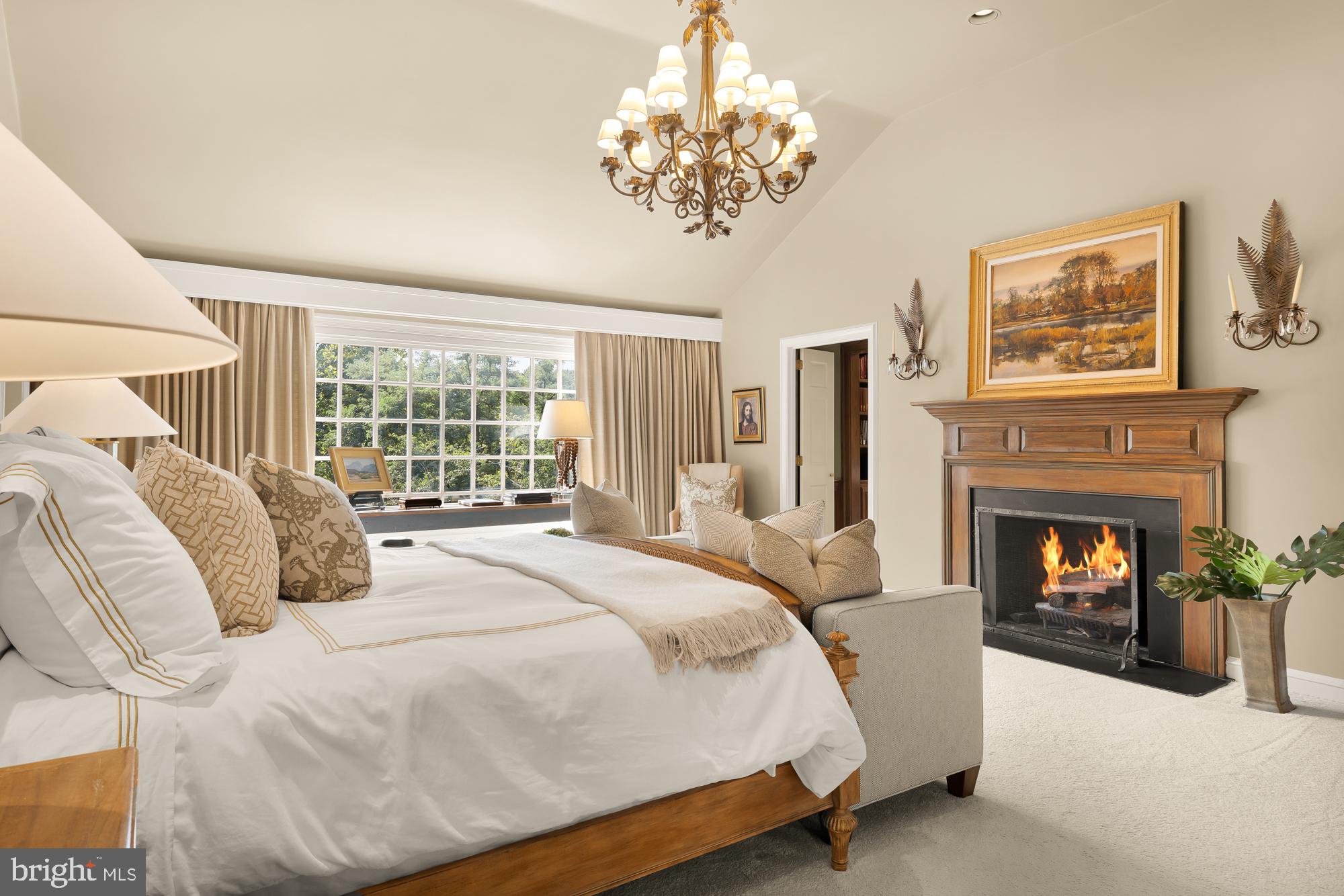 11101 Piney Meetinghouse Road Potomac, MD 20854 - Photo 30 of 96 Elegant retreat with cozy fireplace.