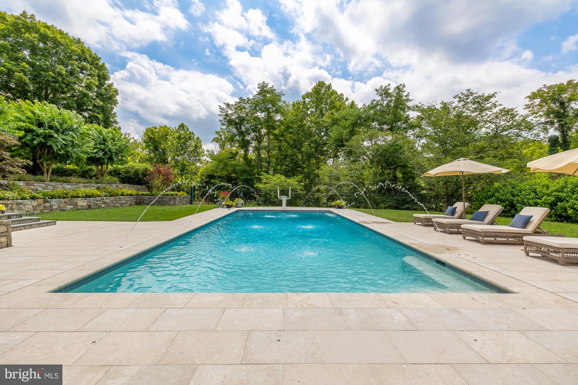 11101 Piney Meetinghouse Road Potomac, MD 20854 - Photo 62 of 96 Serene oasis with sparkling pool.