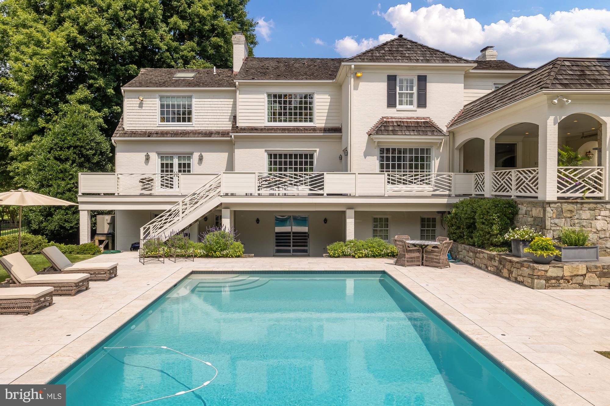 11101 Piney Meetinghouse Road Potomac, MD 20854 - Photo 65 of 96 Elegant home with serene poolside oasis.