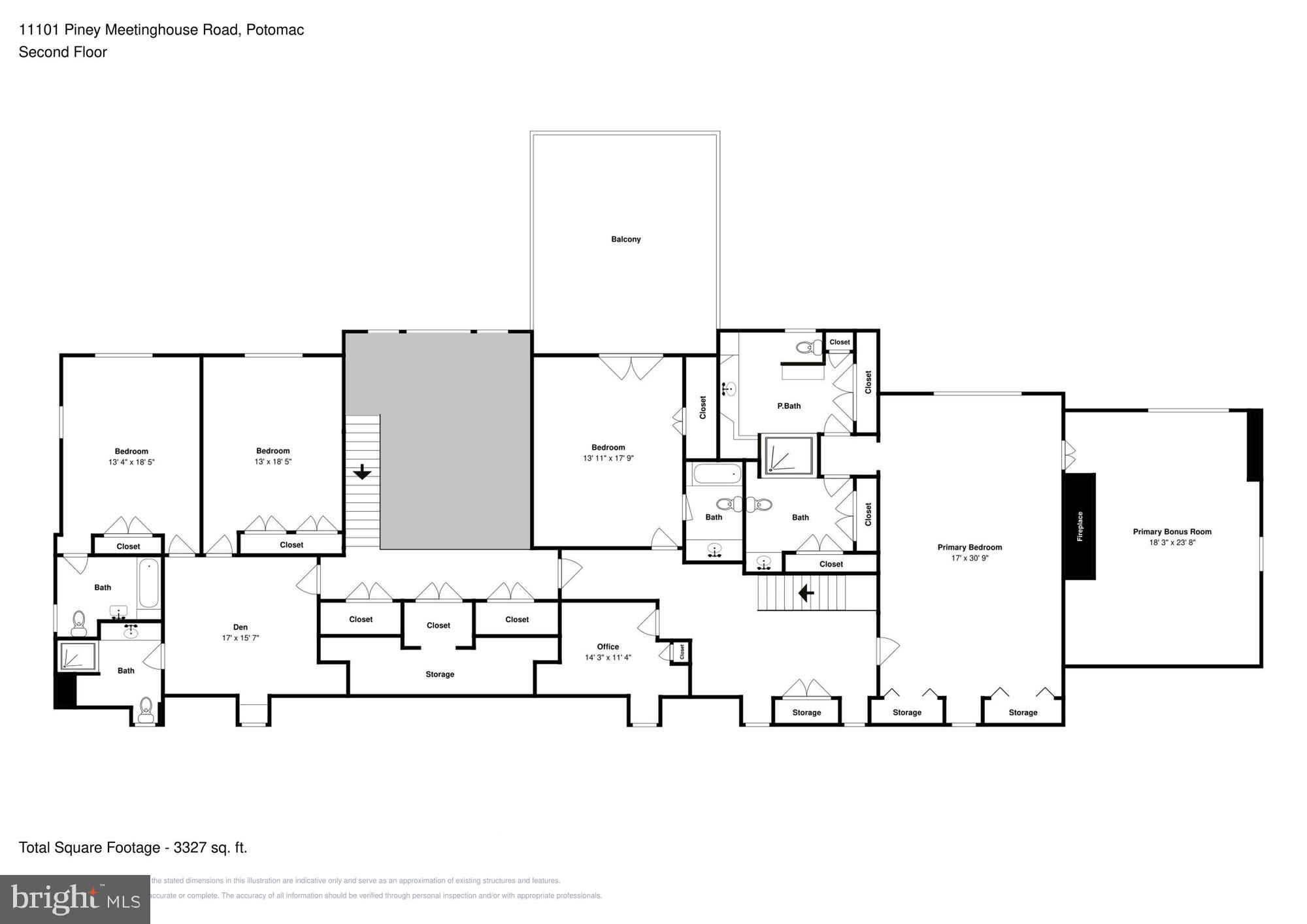 11101 Piney Meetinghouse Road Potomac, MD 20854 - Photo 93 of 96 Spacious second-floor layout design.