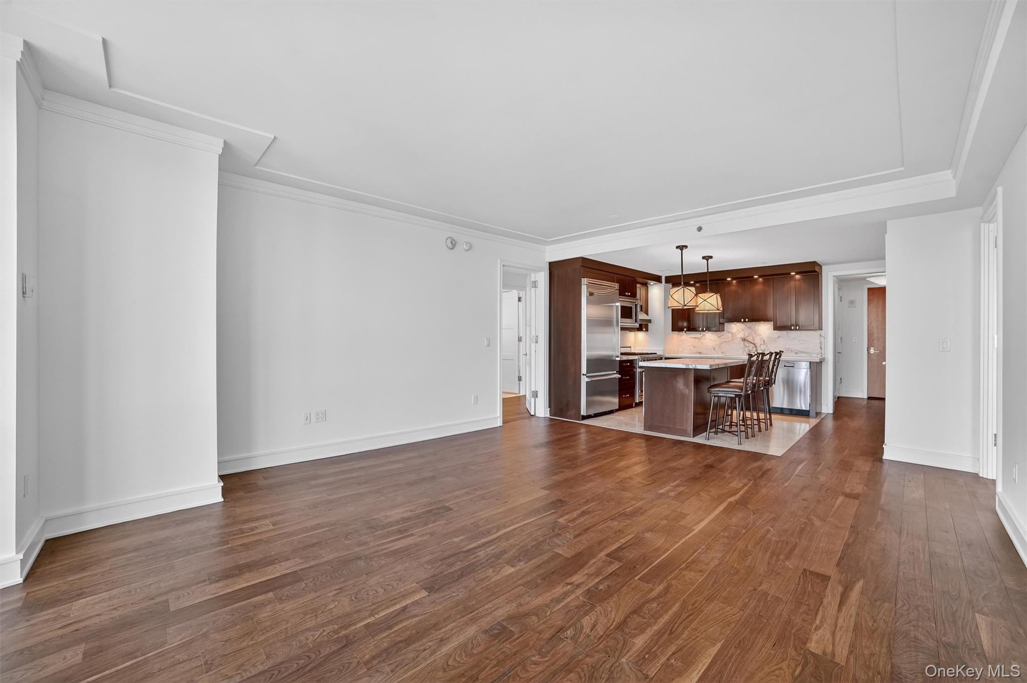 1 Renaissance Square, Unit 26F White Plains, NY 10601 - Photo 12 of 33 a view of a room with wooden floor