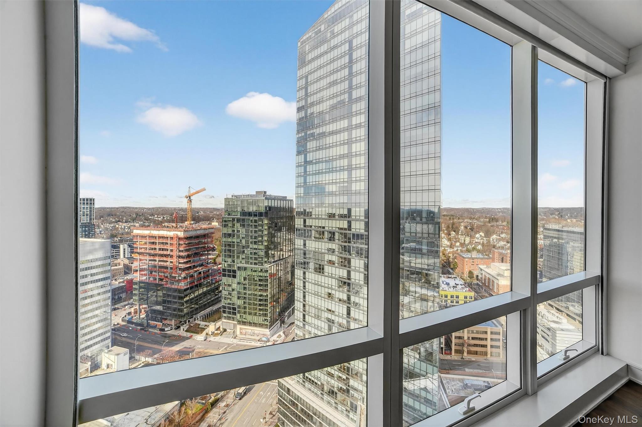 1 Renaissance Square, Unit 26F White Plains, NY 10601 - Photo 18 of 33 a view of a city from a window