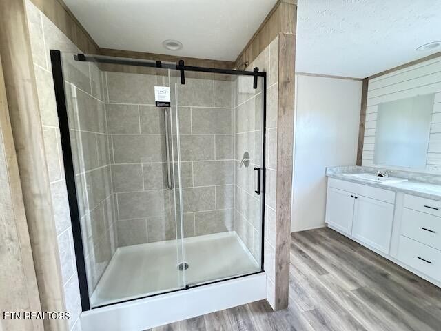 145 Mulberry Road Greeneville, TN 37745 - Photo 16 of 50 a bathroom with a shower a mirror and a sink