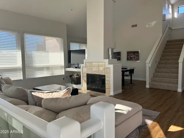 a view of a chairs and table in the terrace