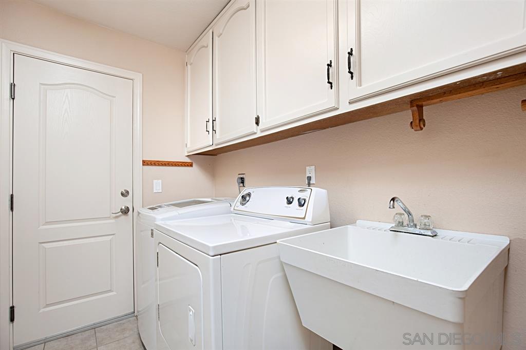 1774 Roble Grande Road Alpine, CA 91901 - Photo 16 of 25 Garage is accessed through that door, ideal laundry room location.