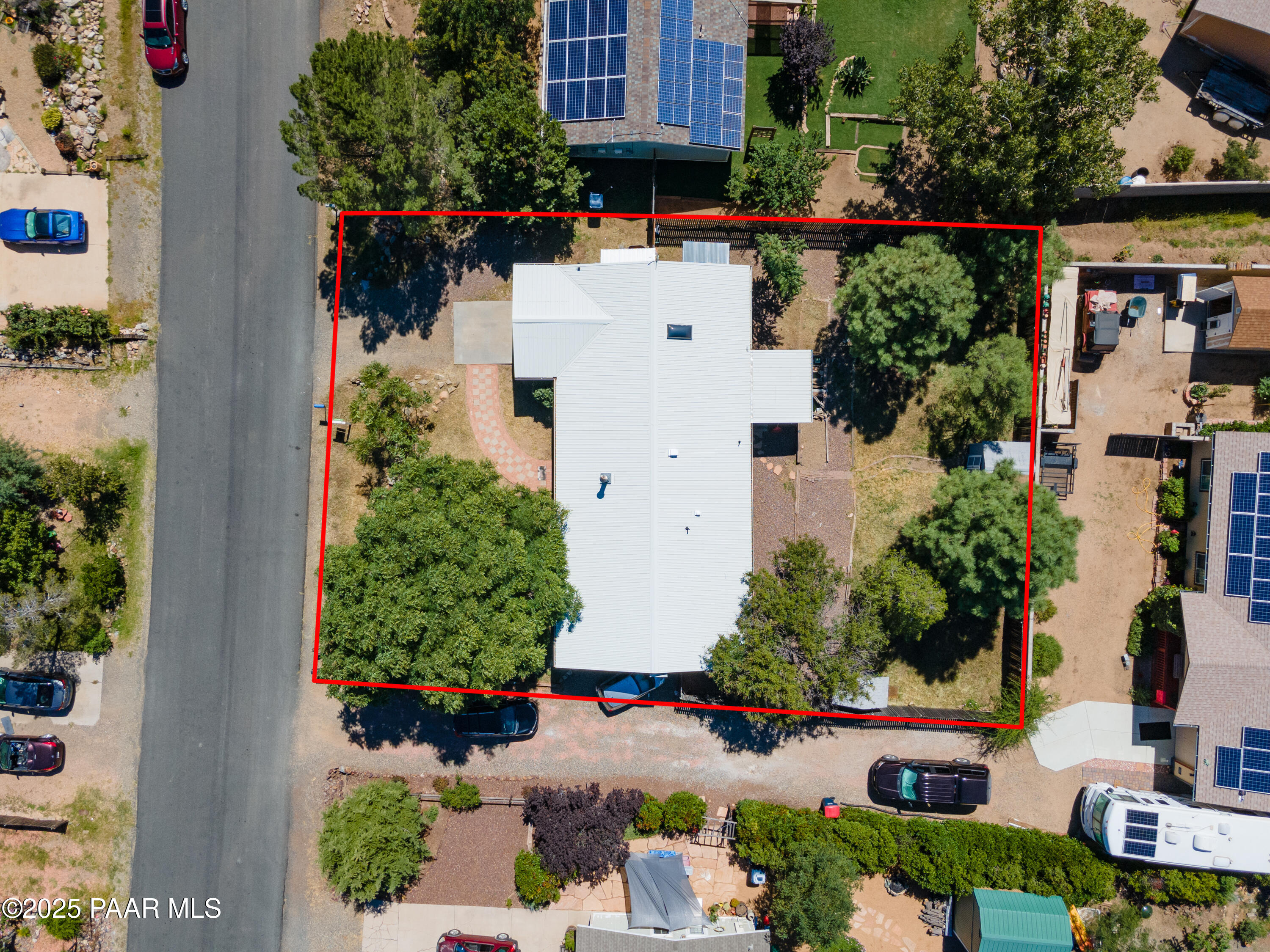 3434 North Tower Road Prescott Valley, AZ 86314 - Photo 33 of 34 Estimated Lot Lines