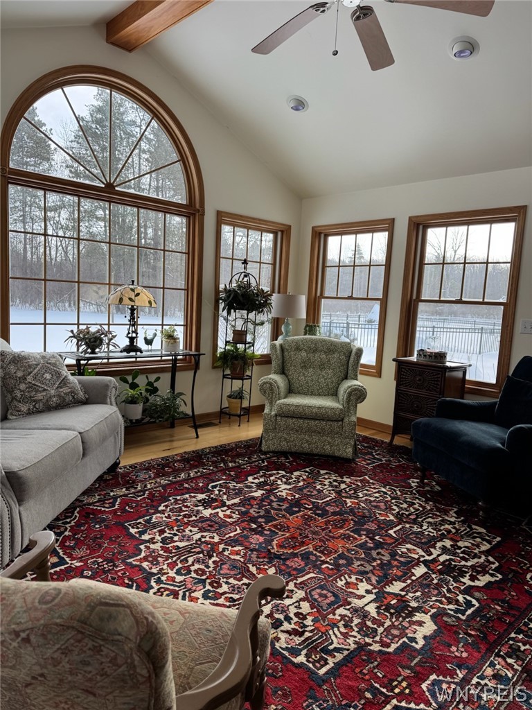 639 County Line Road Darien, NY 14004 - Photo 14 of 32 amazing yearound sunroom leading to deck