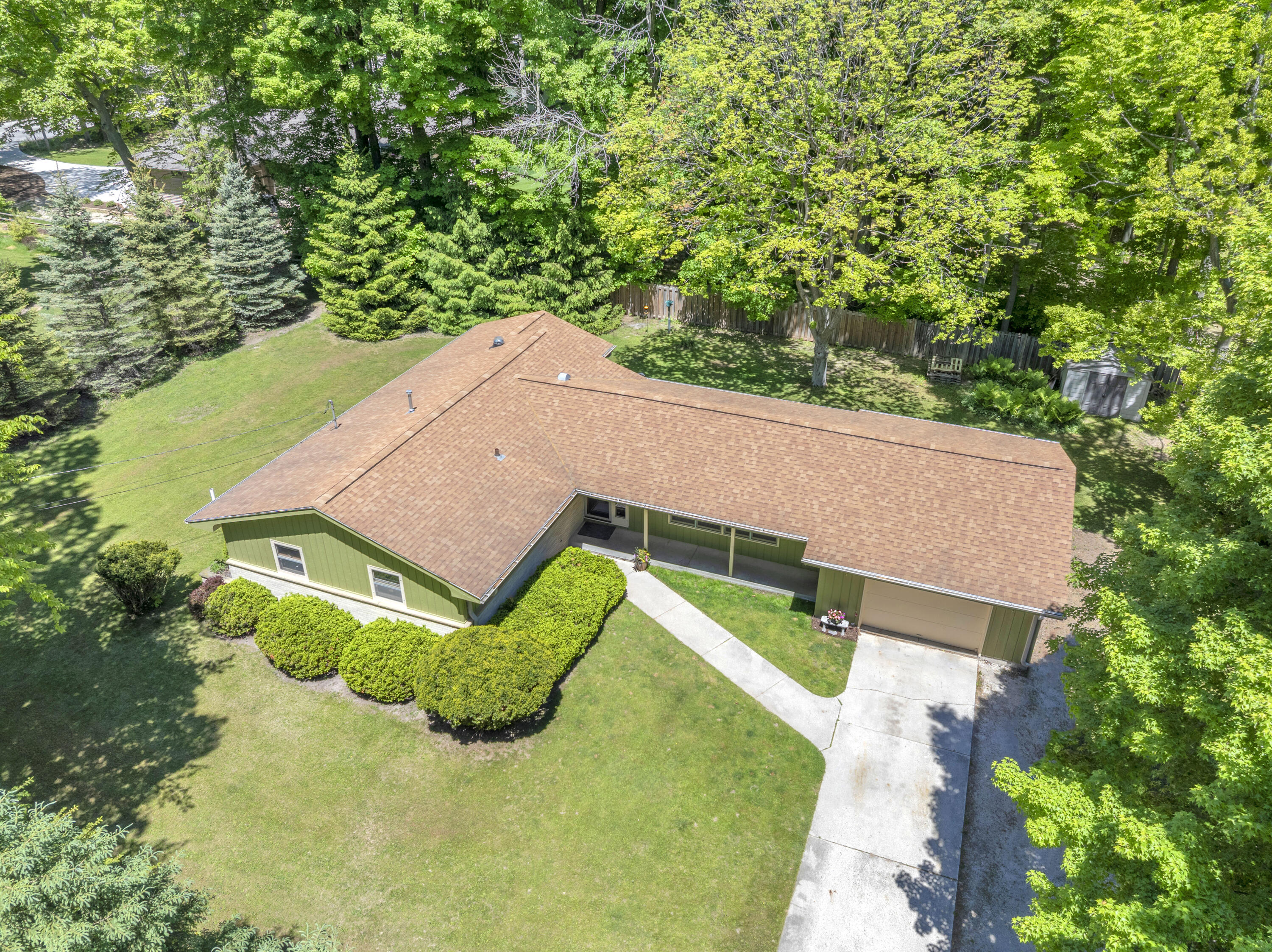 1128 Indian Mound Road Wilson, WI 53081 - Photo 21 of 30 Front Yard Aerial