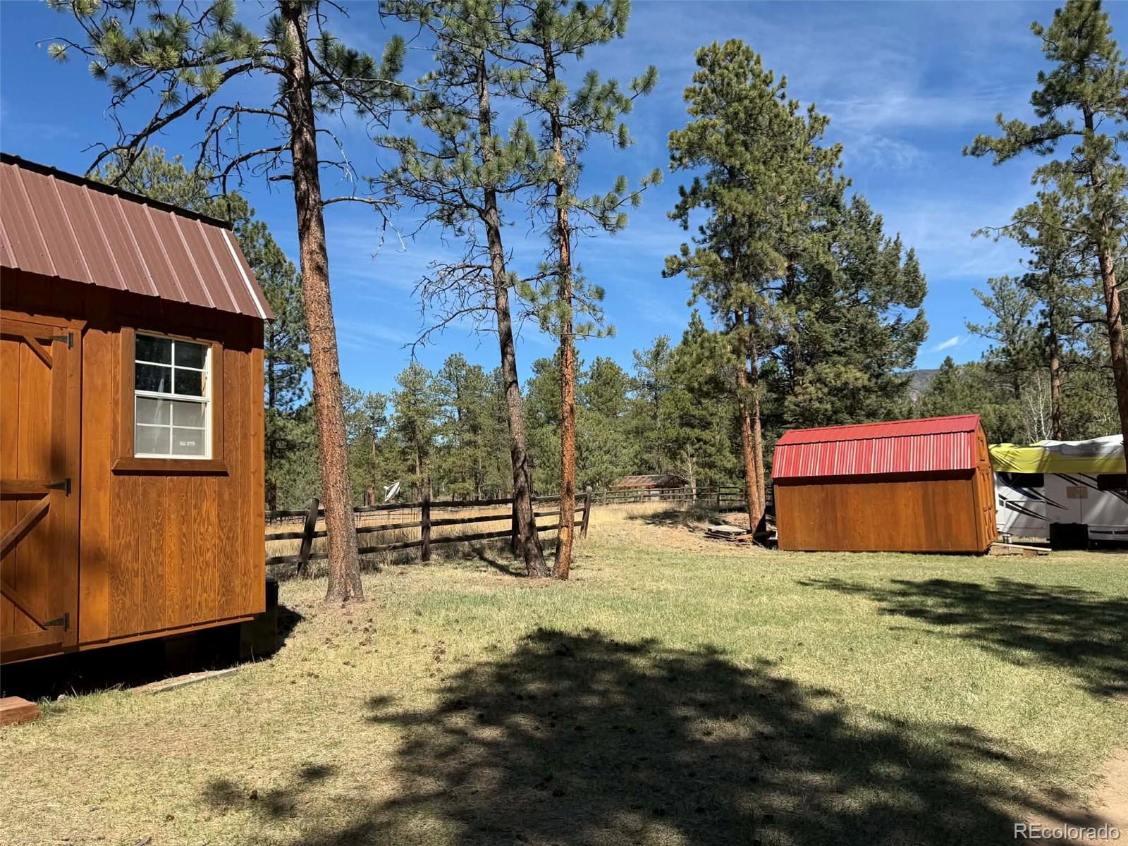 33623 Smith Road Pine, CO 80470 - Photo 41 of 45 a view of outdoor space with seating area