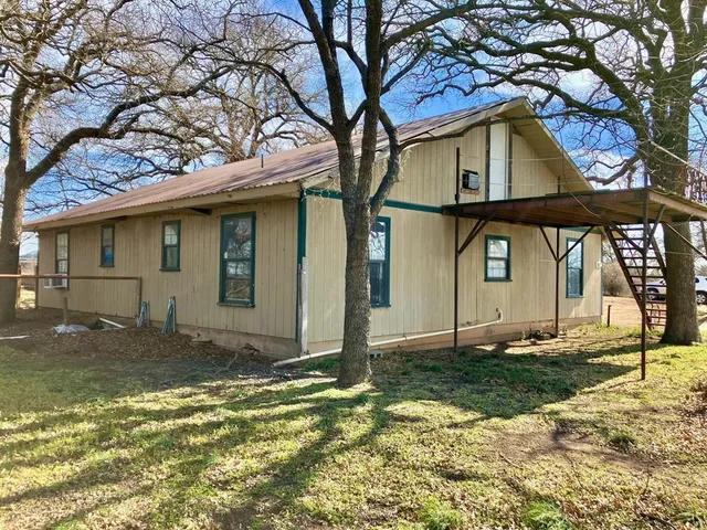 a view of a door of the house