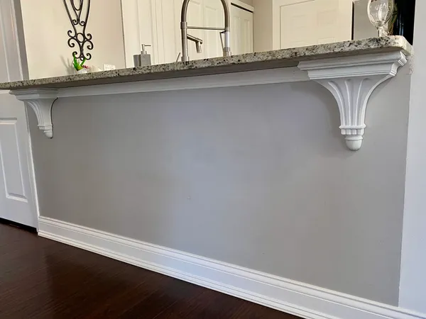 a close view of sink
