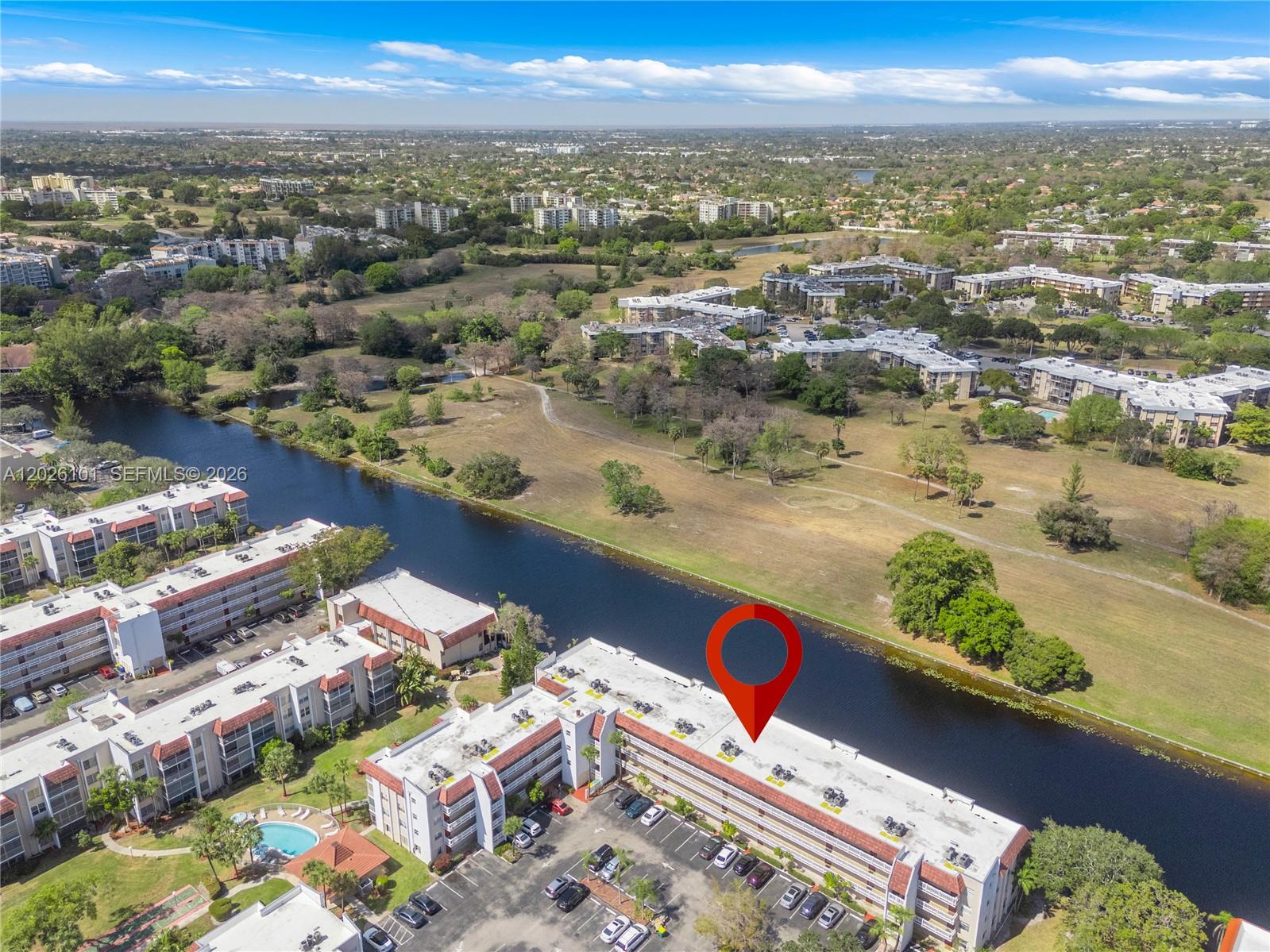 3551 Inverrary Drive, Unit 208 Lauderhill, FL 33319 - Photo 22 of 34 an aerial view of residential houses with outdoor space