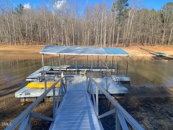 a view of boat floating on water