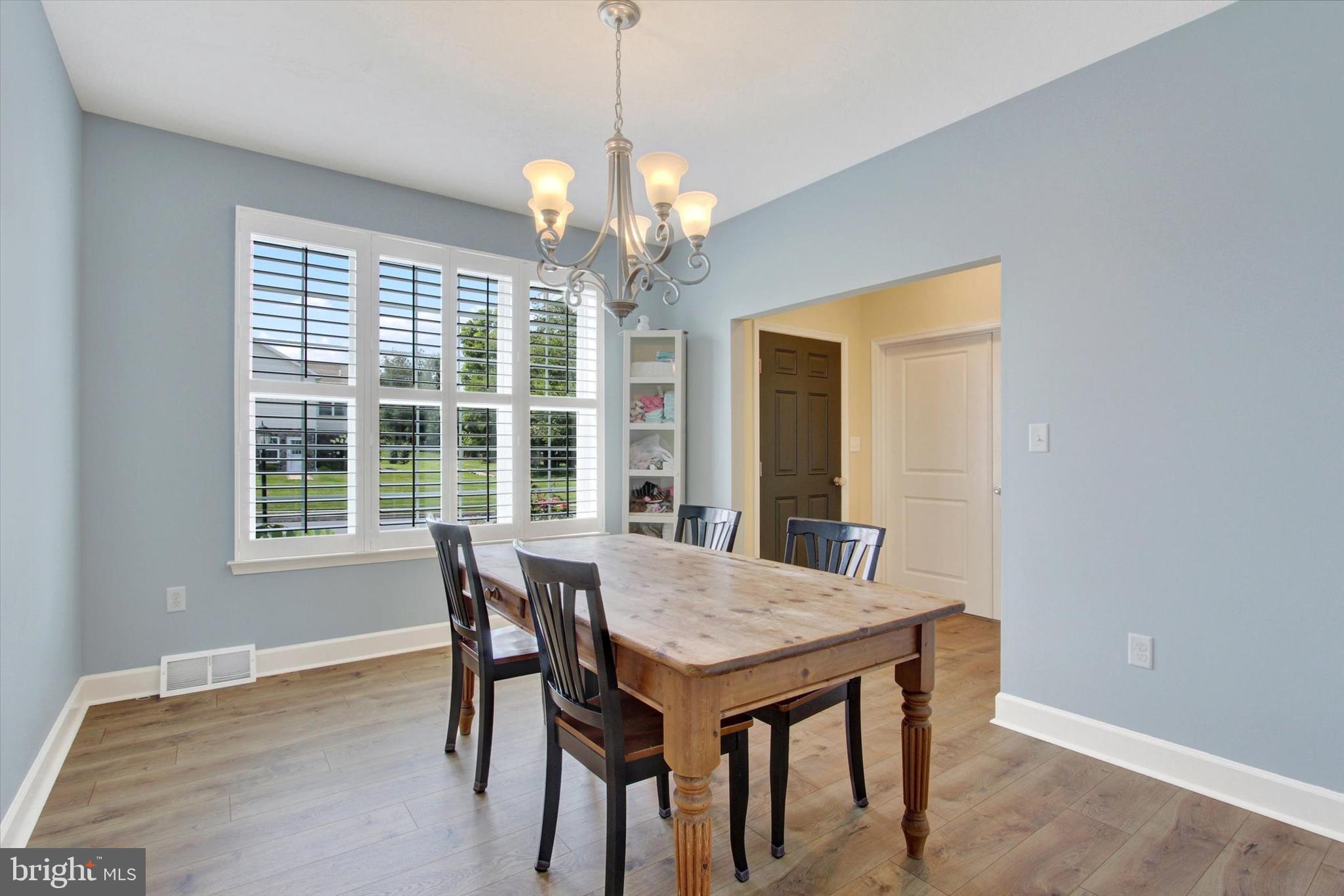 49 Red Rock Run Hanover, PA 17331 - Photo 13 of 38 a view of a dining room with furniture window and wooden floor