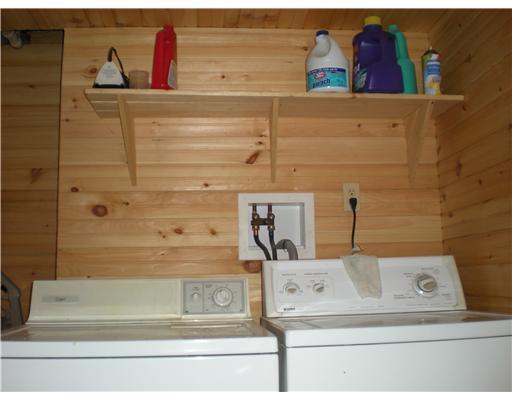 34 Porcupine Trail Stratton, ME 04982 - Photo 17 of 21 Bathroom. Washer and Dryer in the...