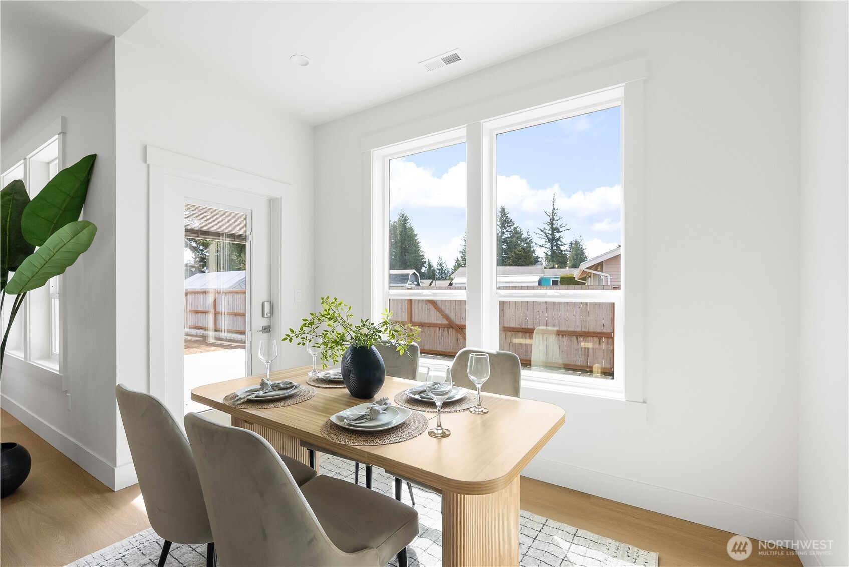 130 Sable Drive Everson, WA 98247 - Photo 16 of 40 a view of a dining room with furniture window and outside view