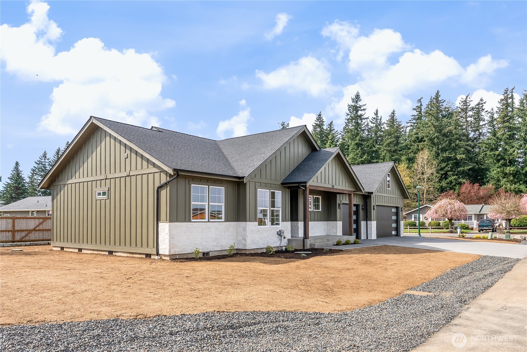 130 Sable Drive Everson, WA 98247 - Photo 34 of 40 a front view of a house with a yard and road