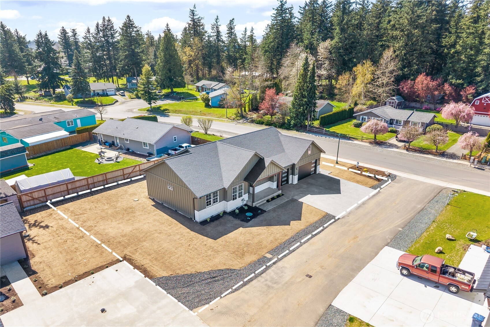 130 Sable Drive Everson, WA 98247 - Photo 35 of 40 a view of a swimming pool with a patio