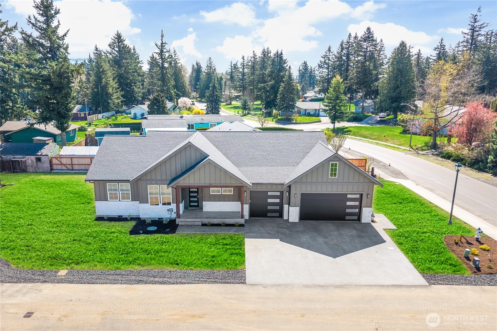 130 Sable Drive Everson, WA 98247 - Photo 36 of 40 a view of a house with a yard and sitting area