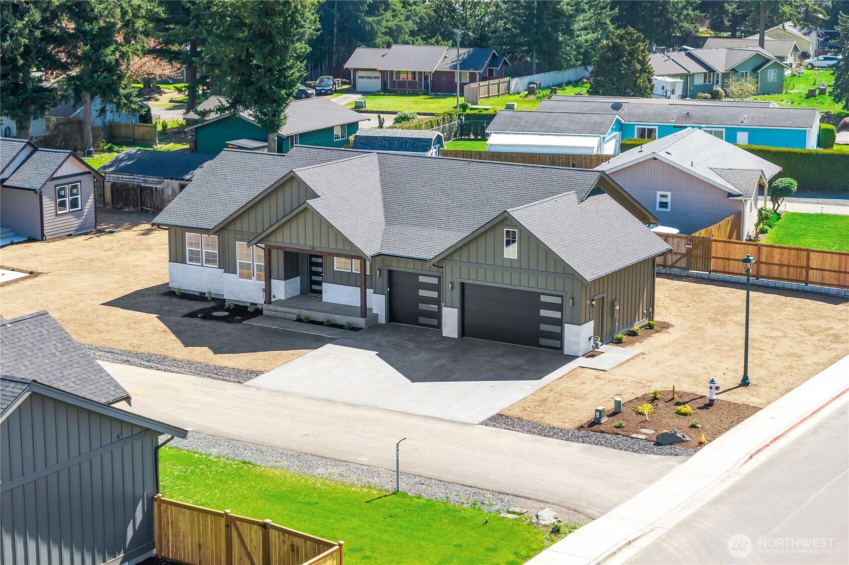 130 Sable Drive Everson, WA 98247 - Photo 37 of 40 a aerial view of a house with entertaining space