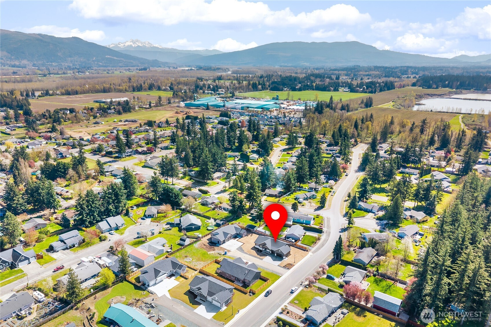 130 Sable Drive Everson, WA 98247 - Photo 38 of 40 a view of city and mountain