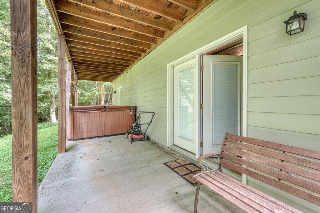 45 K D Lane Ellijay, GA 30540 - Photo 42 of 48 Back Deck with Hot Tub