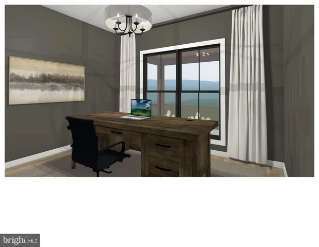 a utility room with a bench