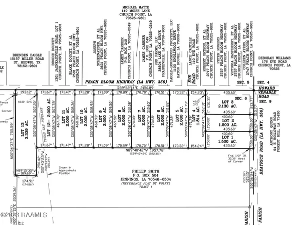 $37,000 | 2700-blk Peach Bloom Highway, Unit LOT 8, Church Point, LA 70525