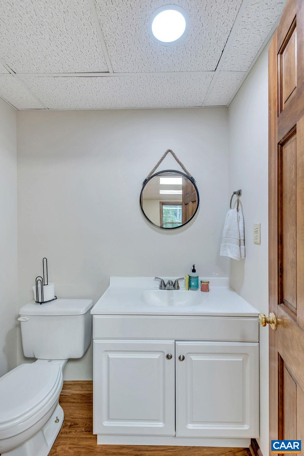 454 Pine Bluff Road Ruckersville, VA 22968 - Photo 33 of 69 a bathroom with a toilet sink and mirror