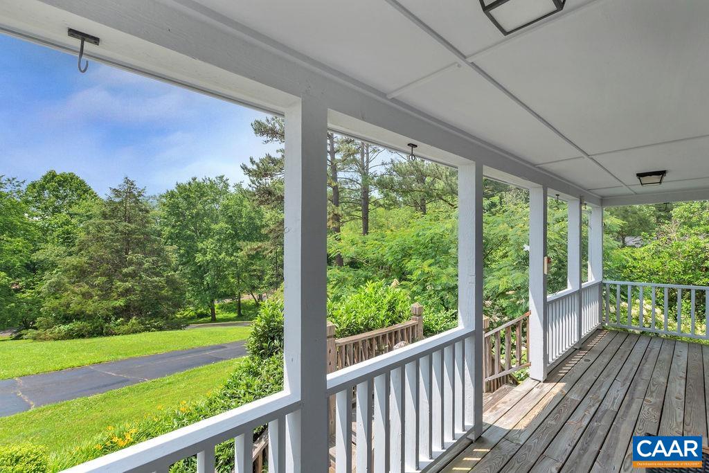 454 Pine Bluff Road Ruckersville, VA 22968 - Photo 40 of 69 a view of a deck with wooden floor and outdoor space