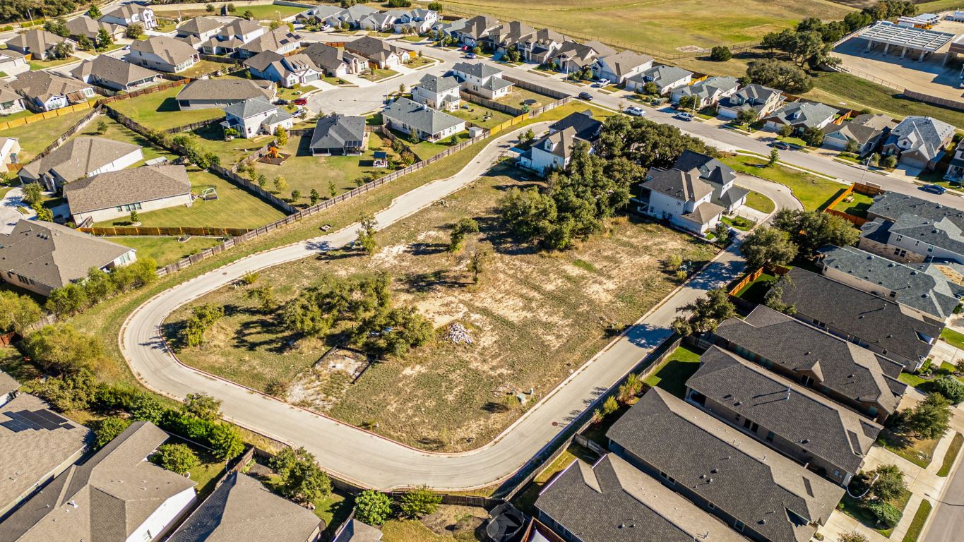1301 Low Branch Lane, Unit 3 Leander, TX 78641 - Photo 33 of 38 an aerial view of a highlighted house