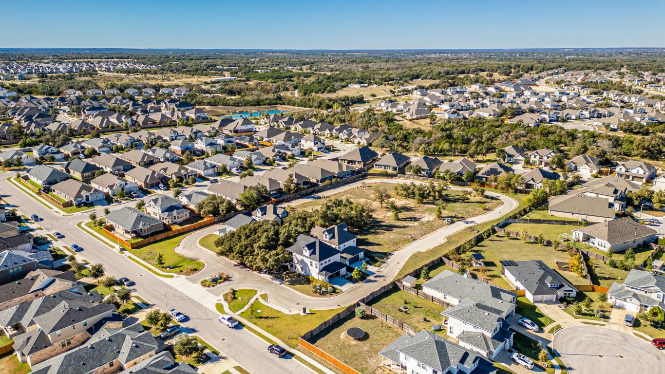 1301 Low Branch Lane, Unit 3 Leander, TX 78641 - Photo 34 of 38 an aerial view of a city