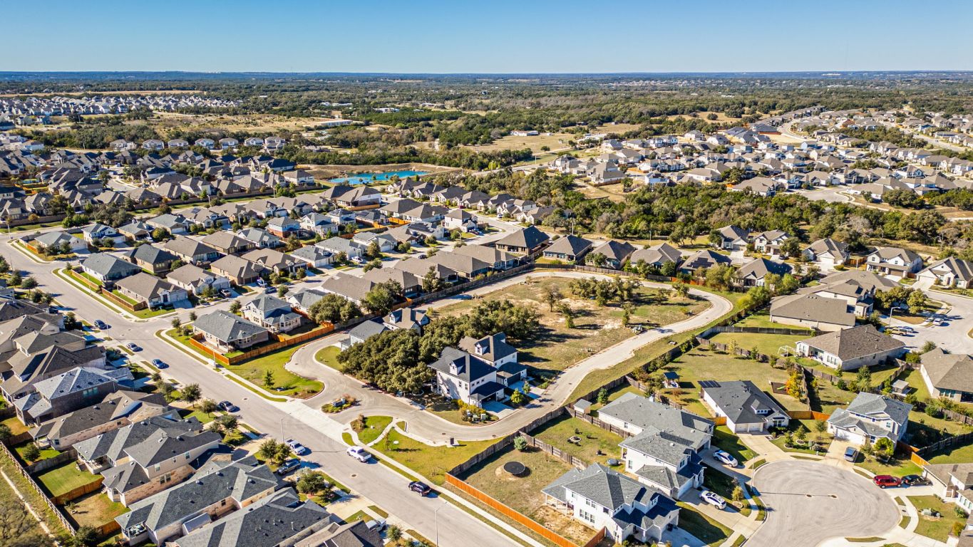 1301 Low Branch Lane, Unit 3 Leander, TX 78641 - Photo 35 of 38 an aerial view of a city
