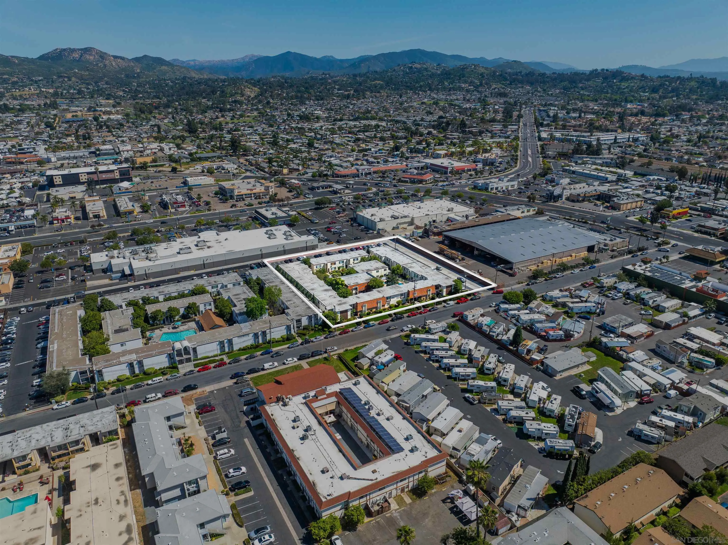 229-45 Shady Lane El Cajon, CA 92021 - Photo 40 of 65 an aerial view of a city