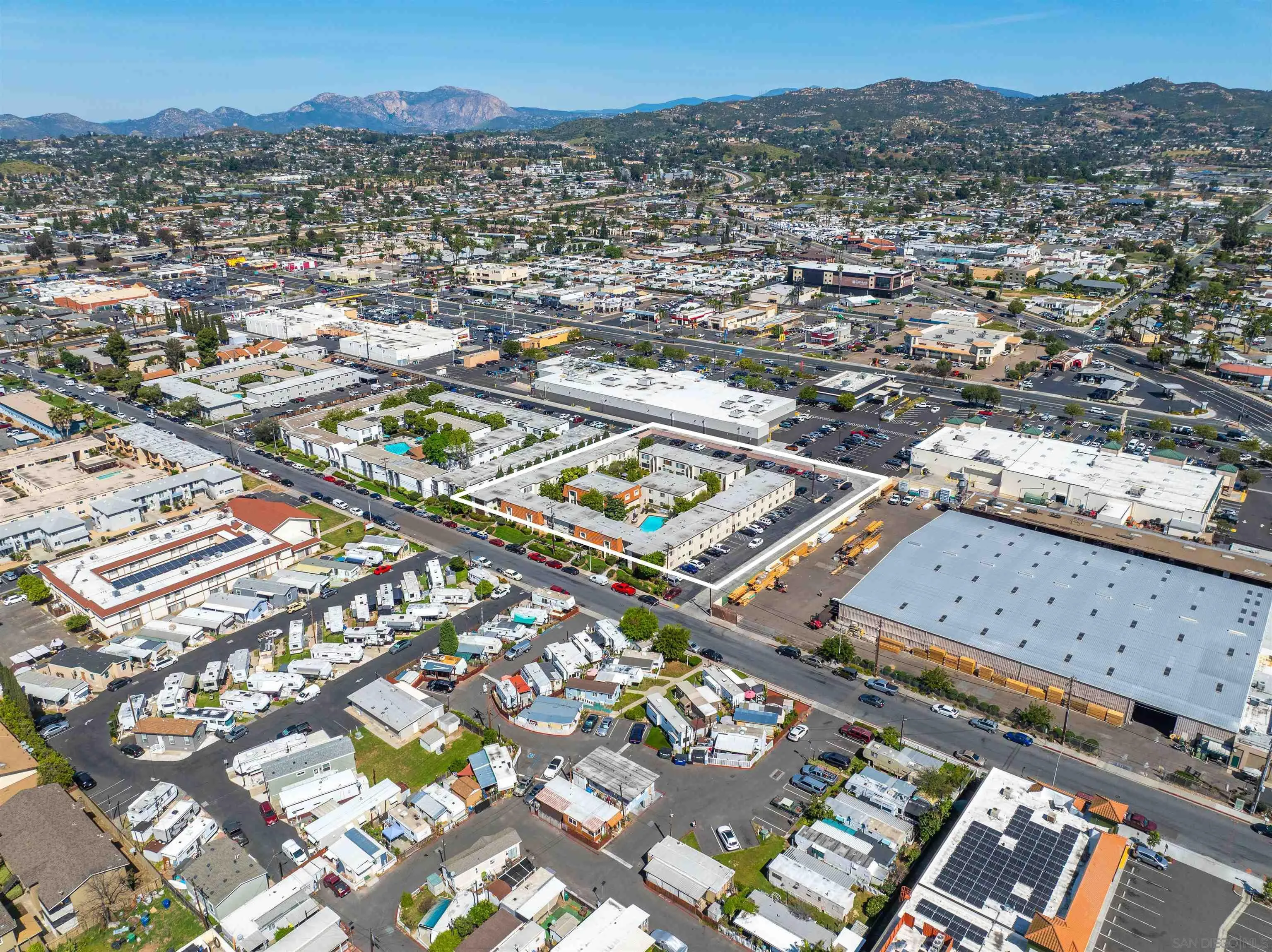 229-45 Shady Lane El Cajon, CA 92021 - Photo 43 of 65 an aerial view of a city