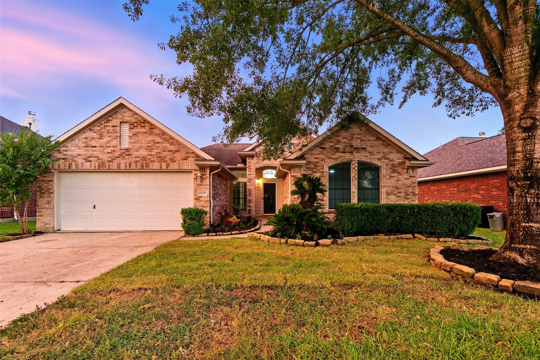 2119 Hannover Way Spring, TX 77388 - Photo 31 of 39 a view of a house with a yard