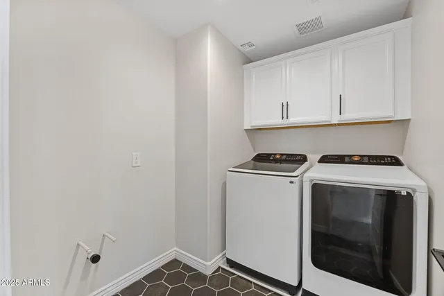 a building outdoor space with patio furniture