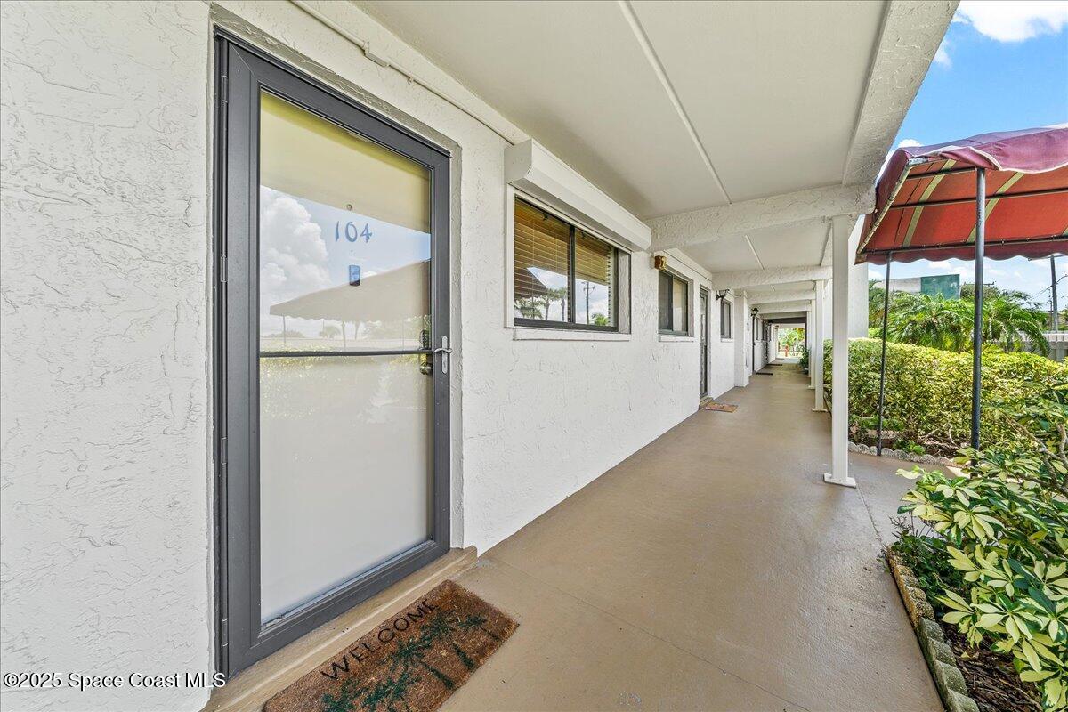 1700 South Atlantic Avenue, Unit 104 Cocoa Beach, FL 32931 - Photo 5 of 55 a view of entryway with interior
