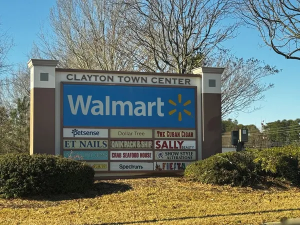 a sign on the side of a building