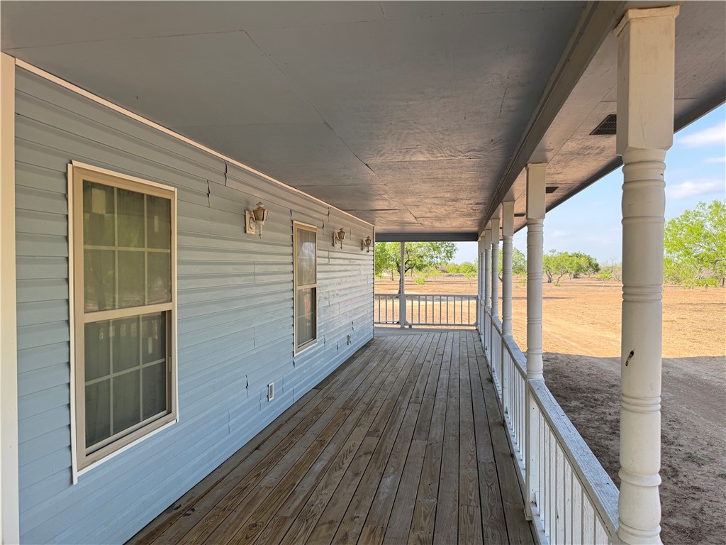 4493 Highway 359 Benavides, TX 78341 - Photo 9 of 20 a view of deck with flat screen tv