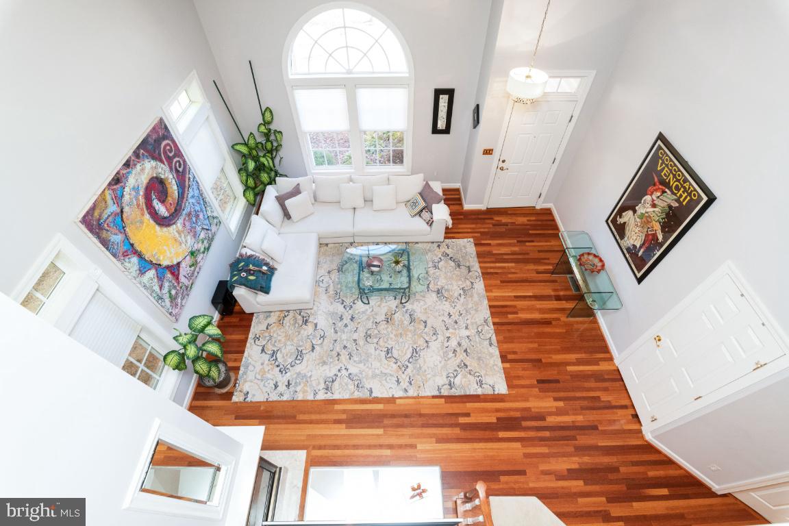 4423 Summer Grape Road Baltimore, MD 21208 - Photo 27 of 55 Second level look down to living room