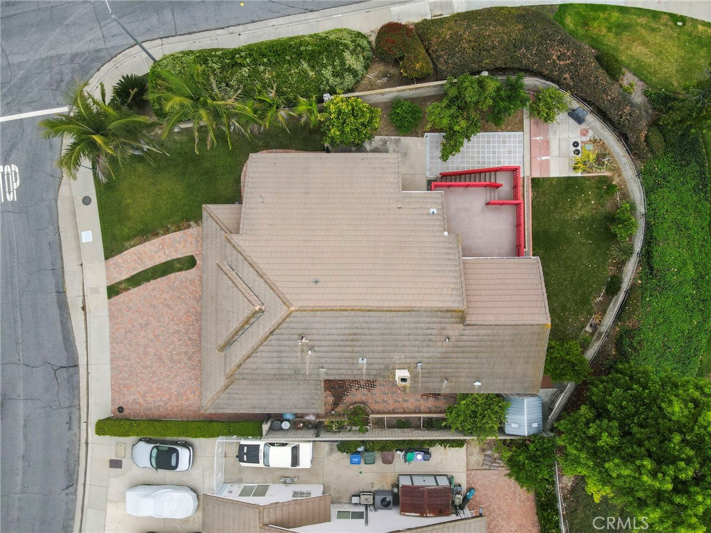 605 Bronco Way Walnut, CA 91789 - Photo 65 of 69 a aerial view of a house with yard and outdoor seating