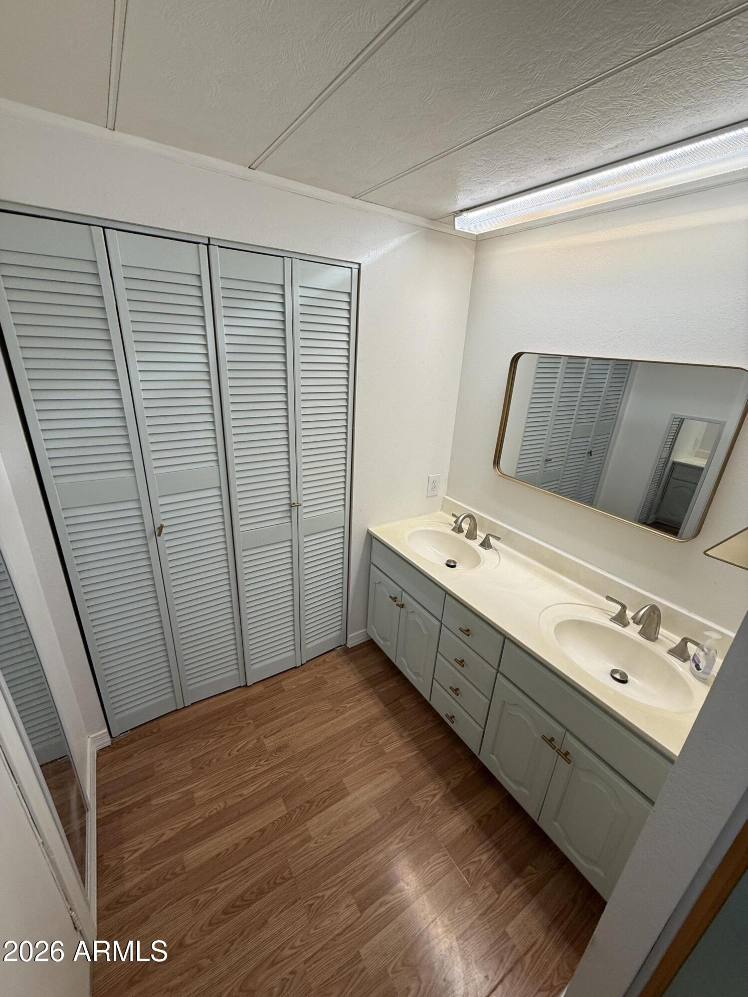 9501 East Broadway Road, Unit 48 Mesa, AZ 85208 - Photo 11 of 12 a bathroom with a sink and a mirror