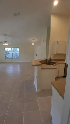 a view of a livingroom with a window