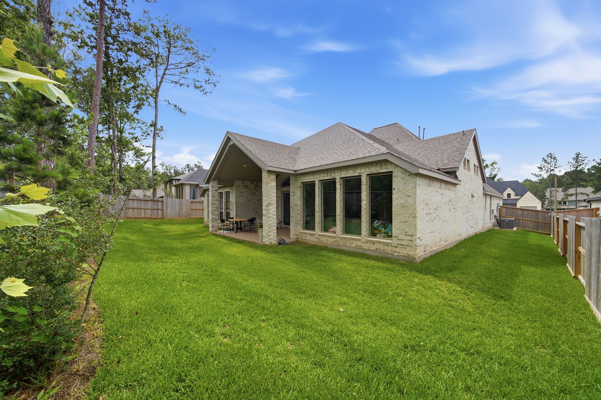 218 Wooded Rill Court Conroe, TX 77318 - Photo 44 of 50 Backyard view