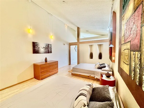 view of a hallway with front door