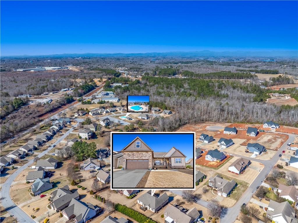 409 Coldstream Court Seneca, SC 29678 - Photo 37 of 40 This aerial view showcases a residential community with abundant green spaces.