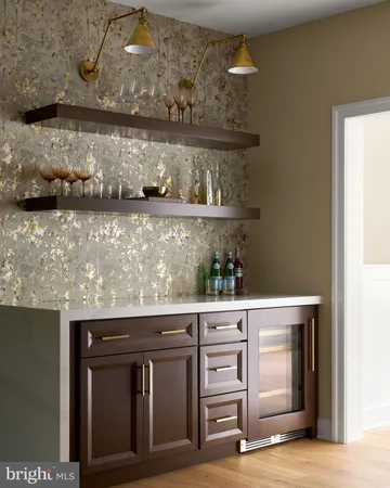 a bathroom with a double vanity sink and mirror