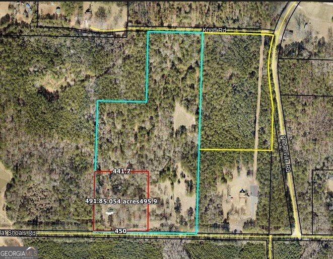 2734 Flat Shoals Road, Unit 5 Concord, GA 30206 - Photo 30 of 30 Red is approximate lot lines